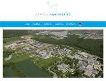 Tablet Screenshot of campusmartinsried.de